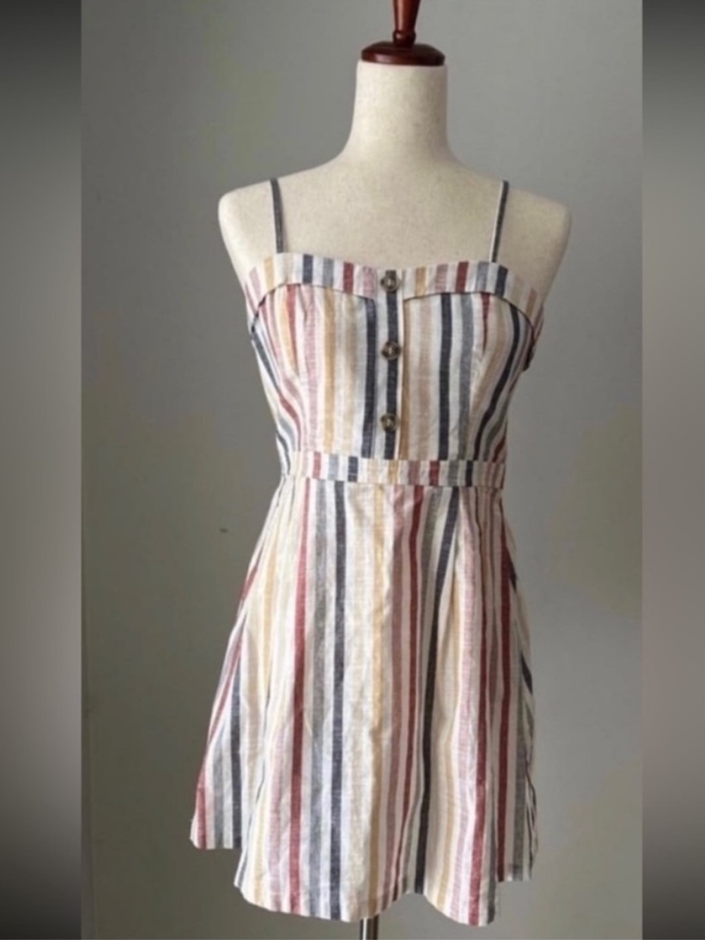 Altar'd State Rainbow Stripe Mini Sundress